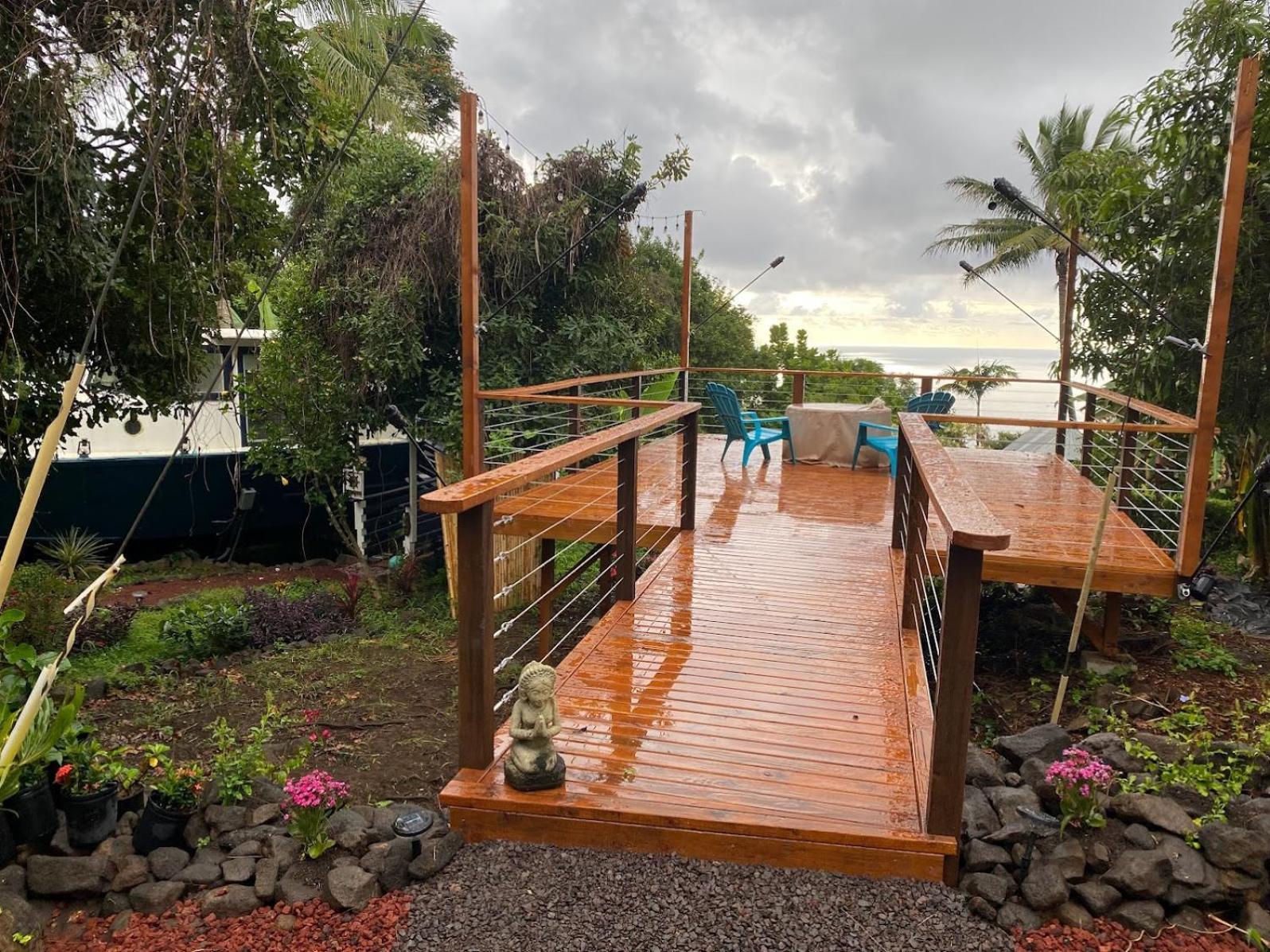 Cozy Jungle Boat Hideaway With Stunning Ocean View Villa Kealakekua Exterior photo